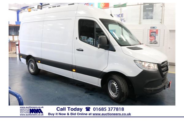 2019 (19) Mercedes-Benz Sprinter 314 2.2CDI 143PS MWB HIGH ROOF VAN (EURO 6) For Sale In Merthyr Tydfil, South Wales
