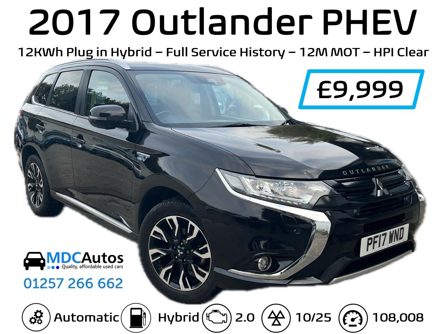 Mitsubishi Outlander Listing Image