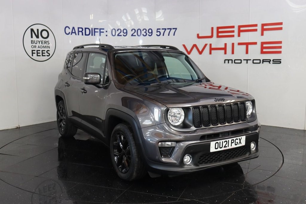 2021 used Jeep Renegade 1.3 GSE T4 NIGHT EAGLE 5dr auto (SAT NAV, CRUISE)