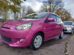 2012 Mitsubishi Mirage 1.0 AUTOMATIC - BARBIE PINK - VERY RARE COLOUR - PINK For Sale In Swansea, Swansea