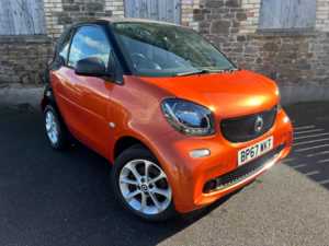 2018 67 smart fortwo coupe 1.0 Passion 2dr Auto 2 Doors COUPE