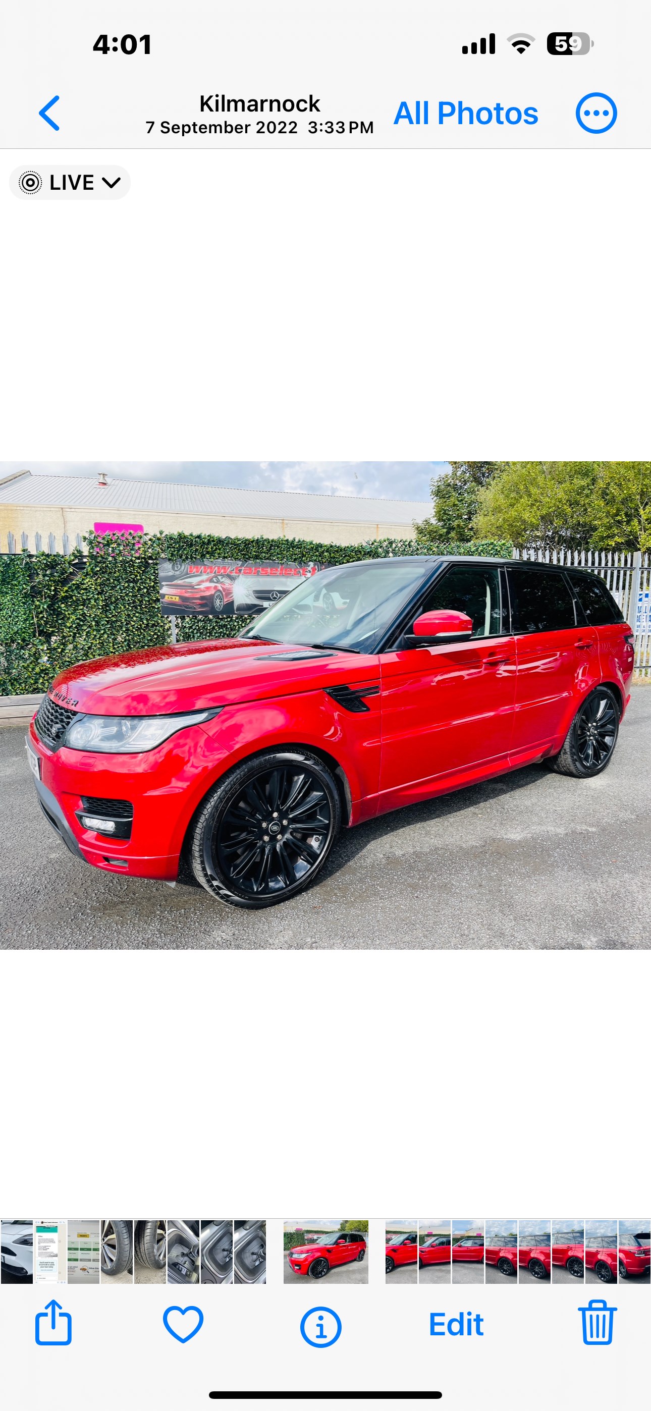 Land Rover Range Rover Sport Listing Image