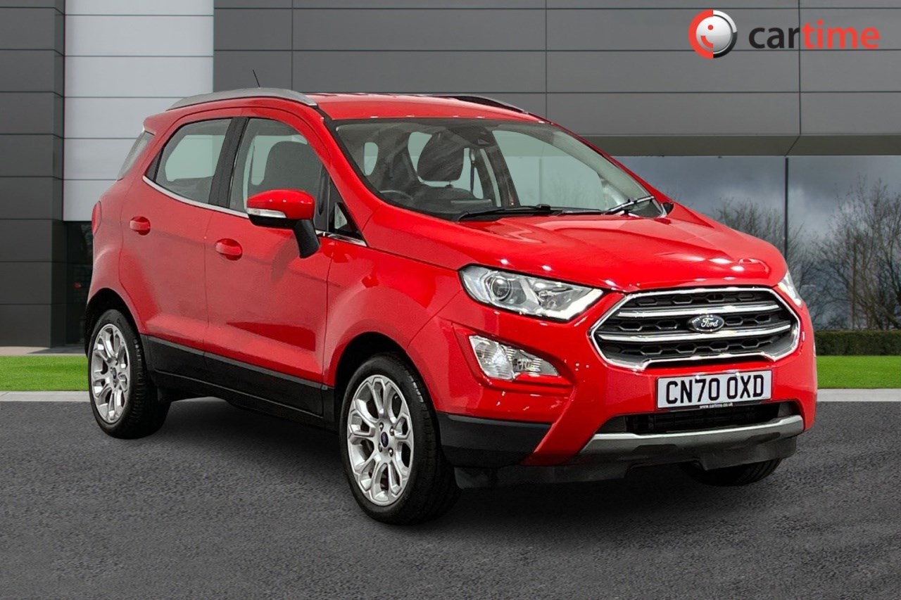 2020 used Ford Ecosport 1.0 TITANIUM 5d 124 BHP 8-Inch Touchscreen, Cruise Control, Ford SYNC3 Navi