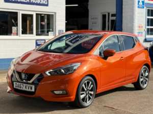 2017 67 Nissan Micra 0.9 IG-T N-Connecta 5dr, UNDER 6300 MILES, 6 NISSAN SERVICES, ONE OWNER, 5 Doors HATCHBACK