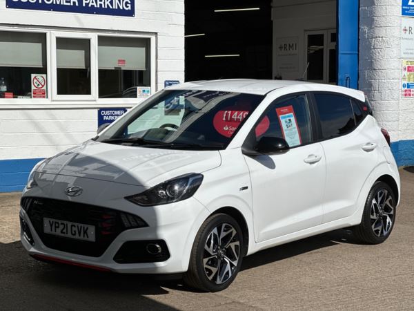 2021 (21) Hyundai i10 1.0 T-GDi N Line 5dr, UNDER 11800 MILES, FULL HYUNDAI SERVICE HISTORY, For Sale In Richmond, North Yorkshire