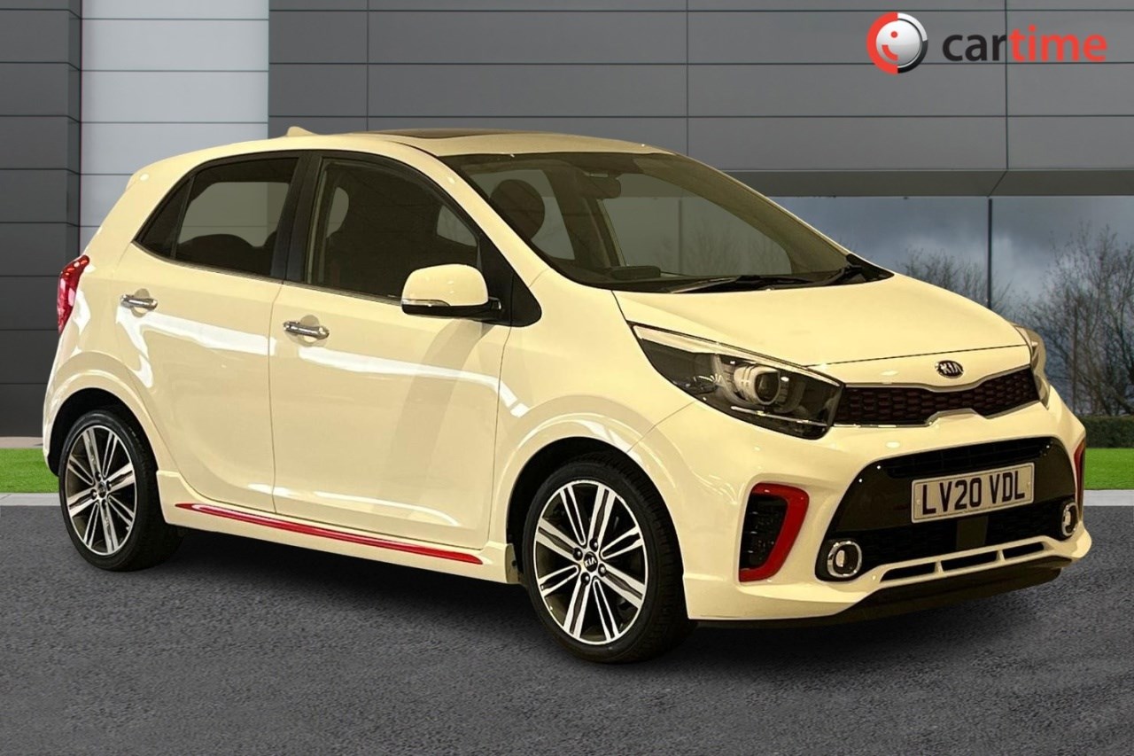 2020 used Kia Picanto 1.2 GT-LINE S 5d 83 BHP Android Auto/Apple CarPlay, 7-Inch Touchscreen, Tin