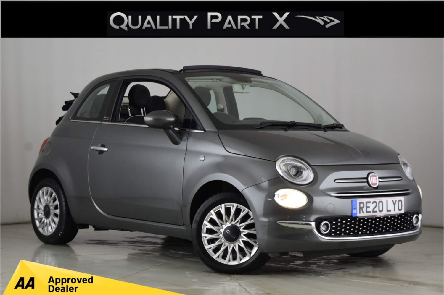 2020 used Fiat 500C 1.2 Lounge Euro 6 (s/s) 2dr