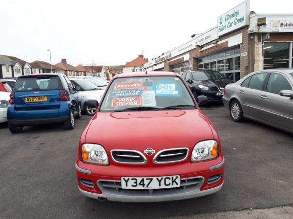 2001 (Y) Nissan Micra 1.0 S Automatic 5-Door From £2,695 + Retail Package For Sale In Near Blackpool, Lancashire