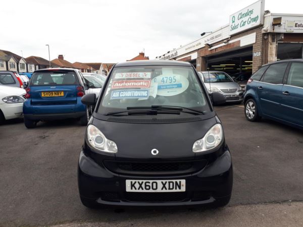 2010 (60) smart fortwo coupe 0.8 CDI Diesel Passion Softouch Automatic From £3,795 + Retail Package For Sale In Near Blackpool, Lancashire