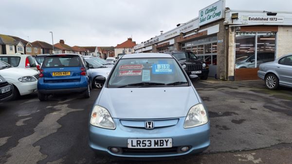 2003 (53) Honda Civic 1.6 VTEC Inspire S Automatic 5-Door From £2,395 + Retail Package For Sale In Near Blackpool, Lancashire