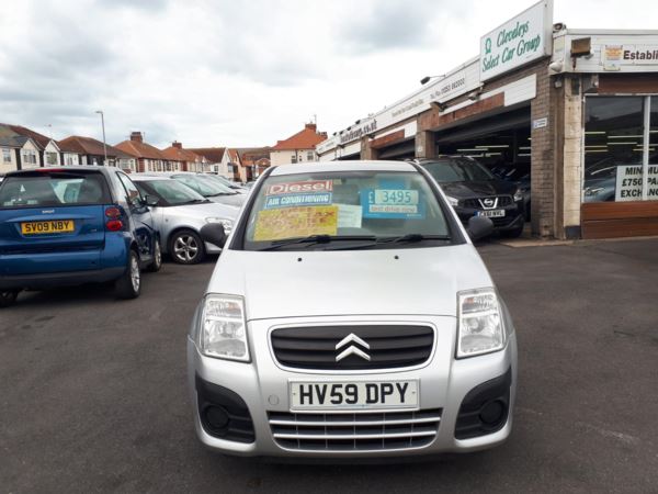 2009 (59) Citroen C2 1.4 HDi Diesel VTR 3-Door From £2,695 + Retail Package For Sale In Near Blackpool, Lancashire