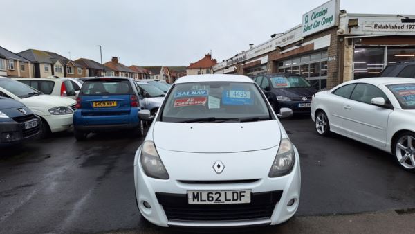 2012 (62) Renault Clio 1.2 Dynamique TomTom 3-Door From £3,695 + Retail Package For Sale In Near Blackpool, Lancashire