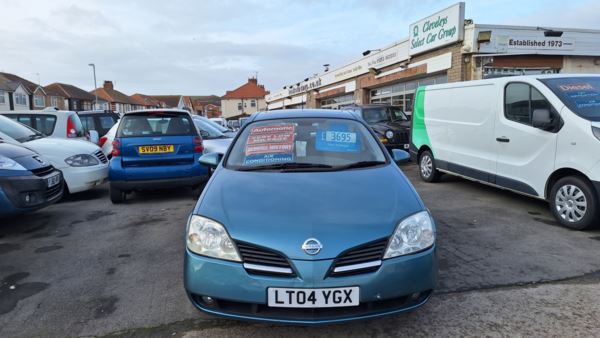 2004 (04) Nissan Primera 2.0 SE M-CVT Automatic 5-Door From £2,895 + Retail Package For Sale In Near Blackpool, Lancashire