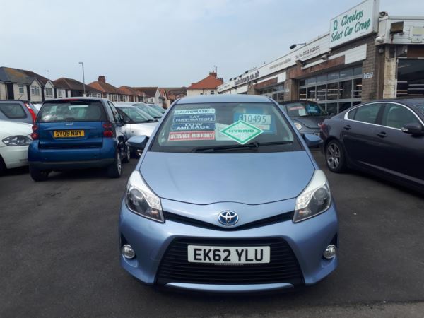 2012 (62) Toyota Yaris 1.5 VVT-i Hybrid T4 CVT Automatic 5-Door From £9,695 + Retail Package For Sale In Near Blackpool, Lancashire