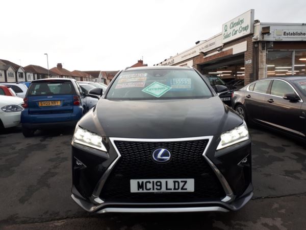 2019 (19) Lexus RX 450h 3.5 Hybrid F-Sport CVT Auto Takumi pack From £44,795 + Retail Package For Sale In Near Blackpool, Lancashire