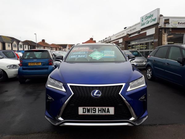 2019 (19) Lexus RX 450h 3.5 Hybrid F-Sport CVT Automatic From £39,195 + Retail Package For Sale In Near Blackpool, Lancashire