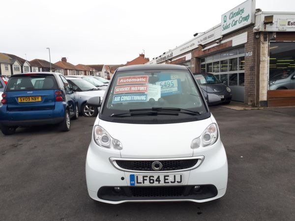 2014 (64) smart fortwo coupe Pulse 1.0 mhd Softouch Automatic From £5,495 + Retail Package For Sale In Near Blackpool, Lancashire